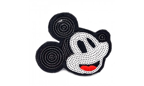 Mickey mouse nášivka / šírka 7,5 cm x 9 cm výška / 